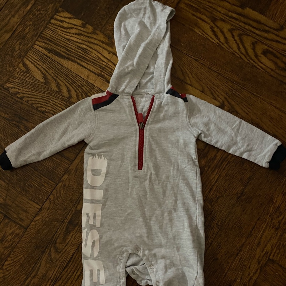 Diesel hooded onesie